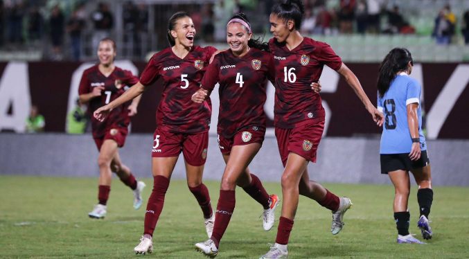 Selección femenina de Venezuela vence 1-0 a Uruguay en amistoso en Caracas