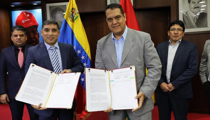 PDVSA y YPFB firman acuerdos para desarrollar proyectos de petróleo y gas