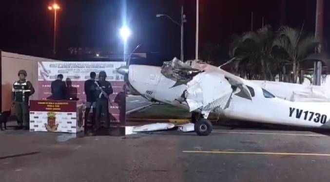 Venezuela detecta aeronave que arrojó 350 kilos de cocaína en el Delta del Orinoco (Video)