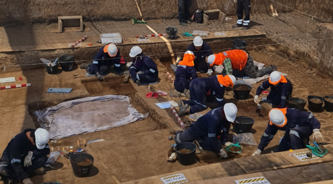 Encuentran esqueletos humanos de hace 13 mil años bajo la obra del metro en Chile