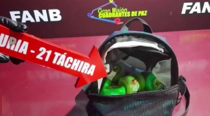 Intenta pasar droga en recipientes de crema corporal en Táchira (Video)