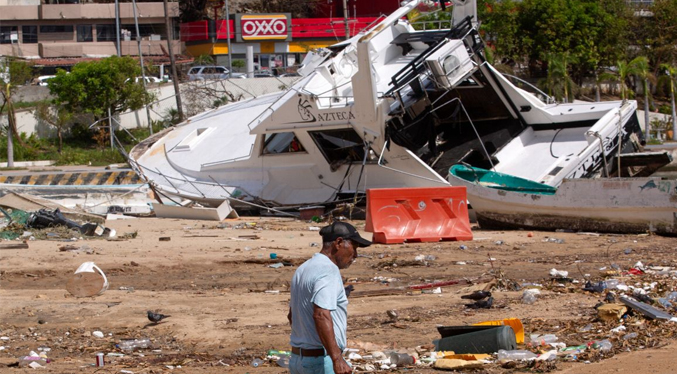 Asciende a 43 la cifra de fallecidos por el huracán Otis en Acapulco