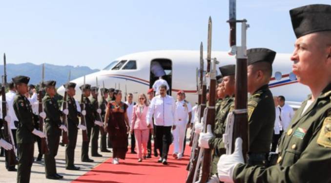 Maduro arriba a México para cumbre de Migración