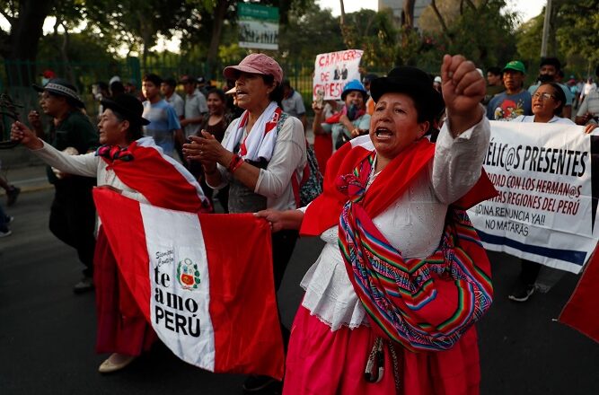 Las manifestaciones contra el gobierno de Boluarte serán pacíficas, aseguran organizadores
