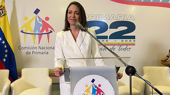 María Corina Machado es proclamada candidata opositora a la Presidencia de Venezuela