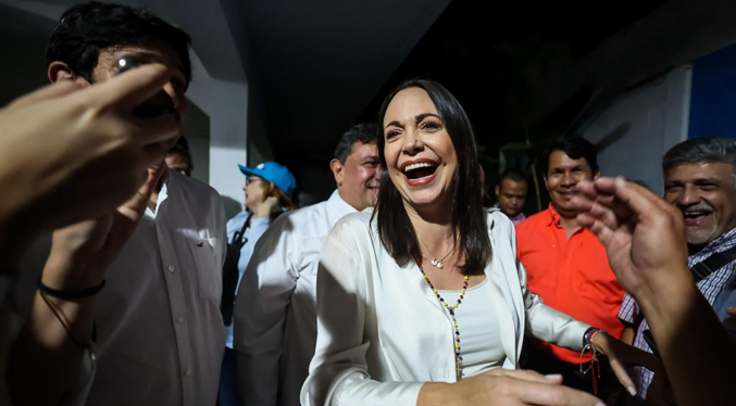 Con 93,13 %  María Corina Machado gana la Primaria