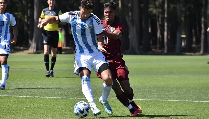 Vinotinto sub 23 empata con Argentina en Ezeiza