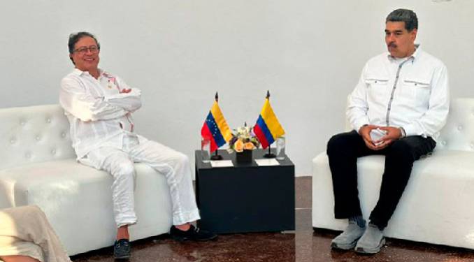Petro y Maduro se reúnen para fortalecer agenda de cooperación binacional
