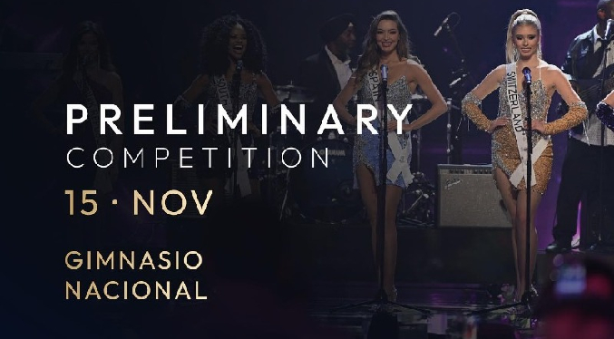 Competencia preliminar del Miss Universo será el 15 de noviembre