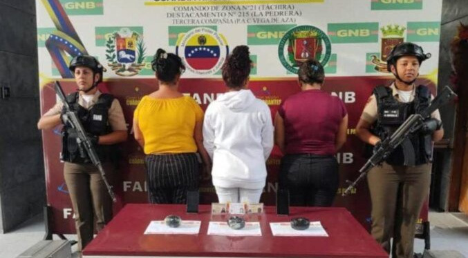 Detienen a tres mujeres por llevar droga en sus partes íntimas en Táchira