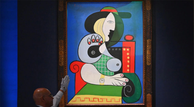 «La mujer con reloj» de Picasso se subasta por USD 139,3 millones