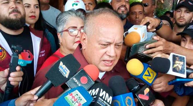 Diosdado Cabello destaca participación de sectores opositores en el simulacro