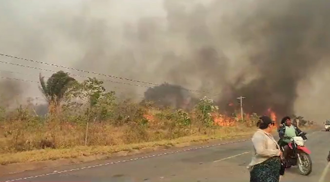 Bolivia pide ayuda a Brasil, Chile, Francia y Venezuela para contener incendios forestales