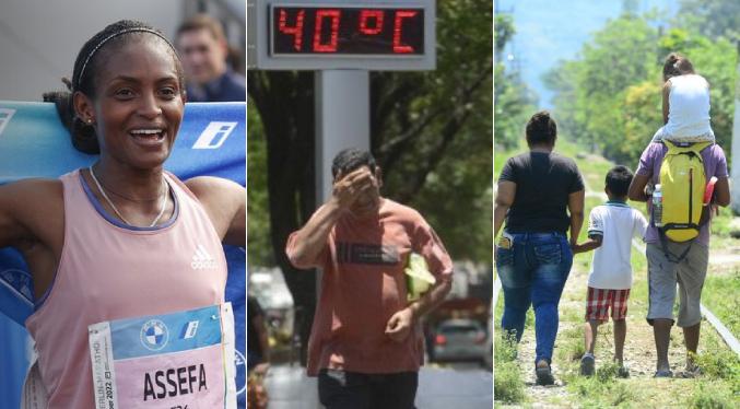 Migraciones, calor, maratones: El año 2023 en diez récords