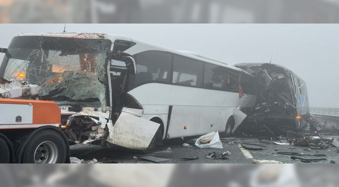 Accidente de tránsito en Turquía deja 11 muertos y más de 50 heridos