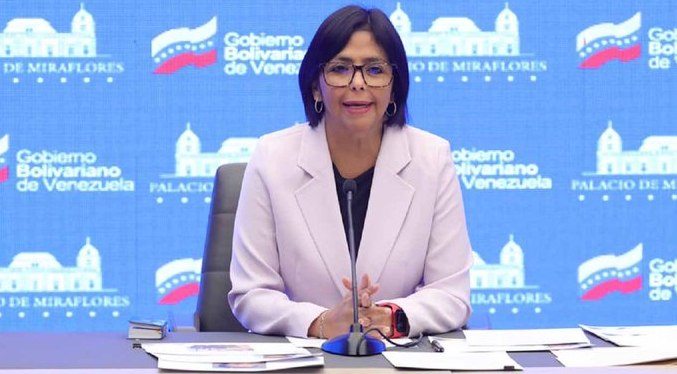 Delcy Rodríguez acusa a la oposición de ordenar «vandalizar y sabotear» los servicios públicos