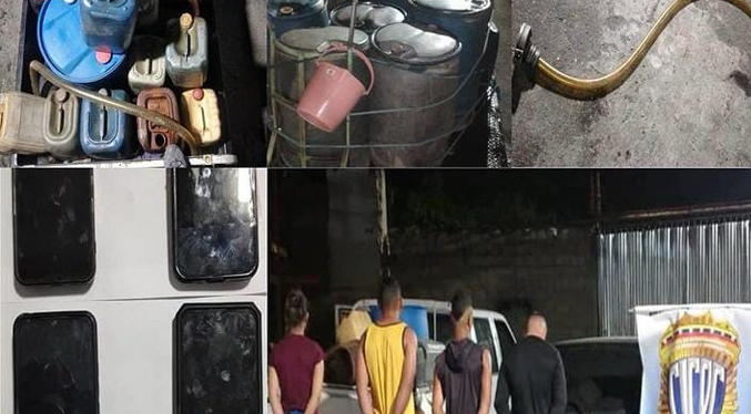 Capturan a cuatro vendedores de combustible en Zulia