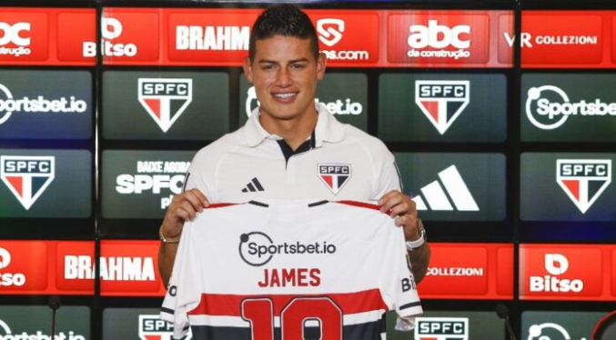 James Rodríguez pide disculpas al São Paulo y se quedará en el club brasileño