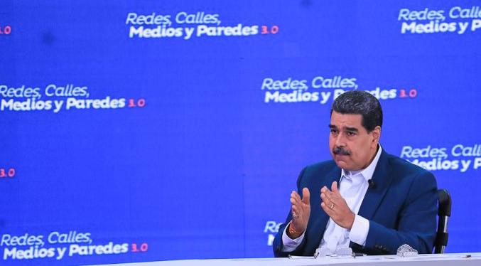 Maduro: Milei se robó el avión de Venezuela
