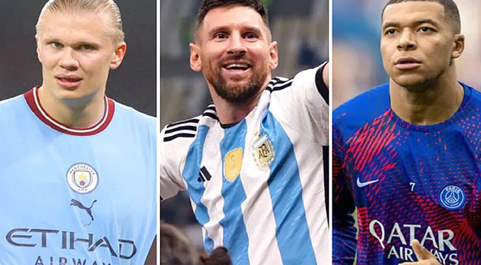 Messi, Haaland y Mbappé definirán al ganador del The Best 2023