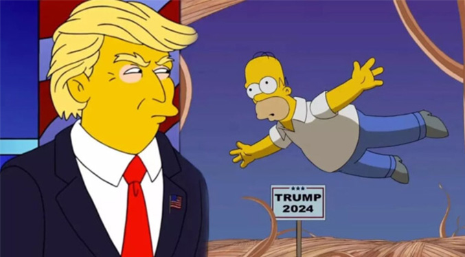 Las predicciones de Los Simpsons para el año 2024