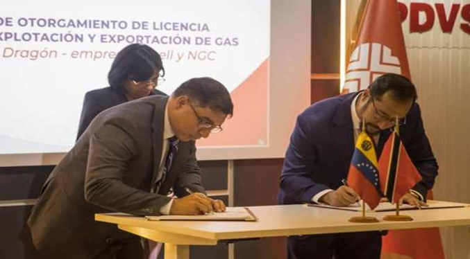 Venezuela firma con Trinidad y Tobago un acuerdo para exportar gas con ayuda de Shell
