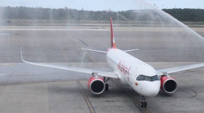 Venezuela recibe el primer vuelo de Avianca proveniente de Costa Rica