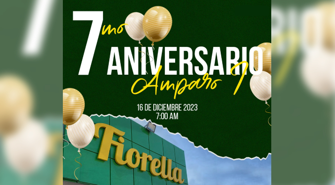 Con este festival de ofertas y jornada social Fiorella Supermarket celebra el 7mo. aniversario de su tienda Amparo