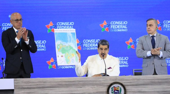 Nuevo mapa de Venezuela con la Guayana Esequiba será entregado a las escuelas del país