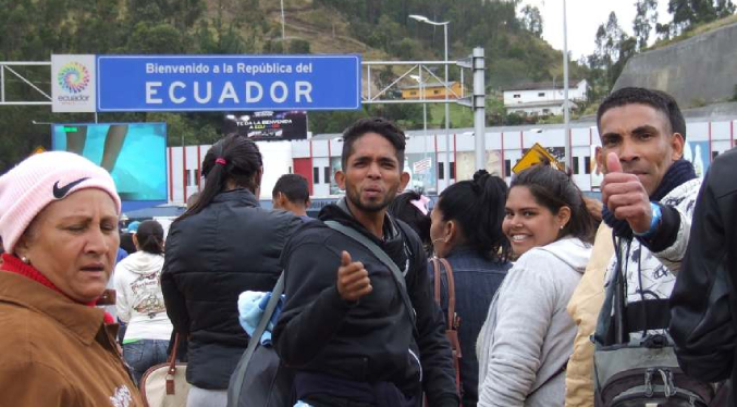 Unos 4 mil venezolanos arriban a Ecuador por intensificación de controles migratorios en Perú
