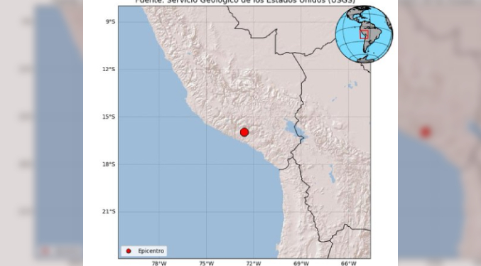 Sismo de magnitud 6.2 sacude el sur de Perú (Video)