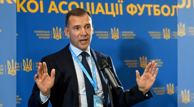 Andrei Shevchenko, nuevo presidente de la Federación Ucraniana de Fútbol