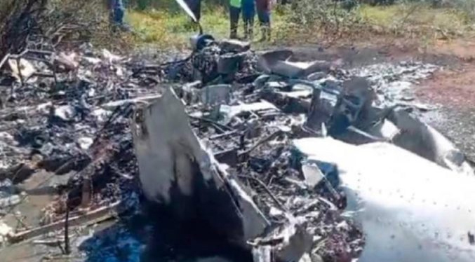 Un muerto deja accidente de un avión ambulancia que cayó poco después de despegar de Valledupar