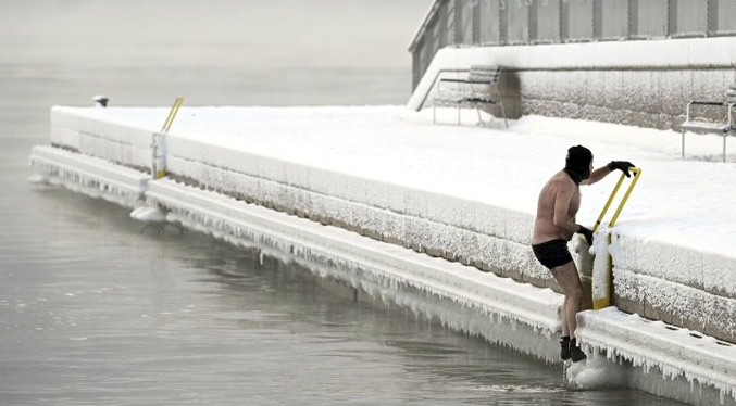 Finlandia y Suecia registran frío extremo con temperaturas de 40 grados bajo cero
