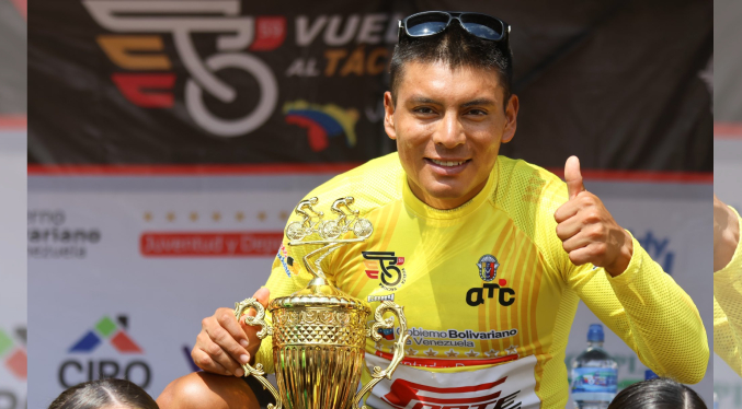 Jonathan Caicedo se titula como campeón de la Vuelta al Táchira