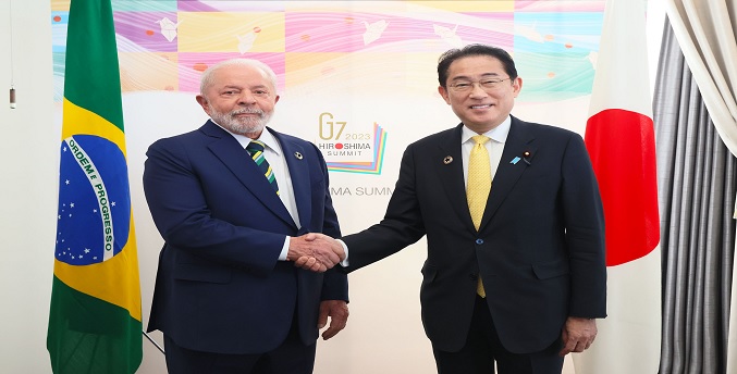 Lula y Kishida hablan sobre la posibilidad de un acuerdo comercial entre Mercosur y Japón