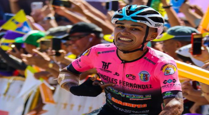 Venezolano Luis Mora gana la séptima y penúltima etapa de la Vuelta al Táchira