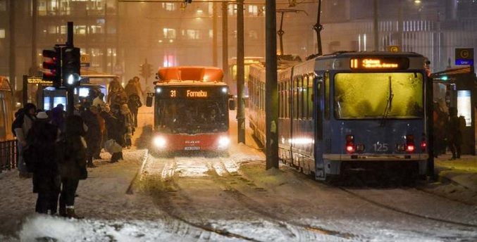 Estación de Oslo registra por primera vez temperatura inferior a 30º bajo cero