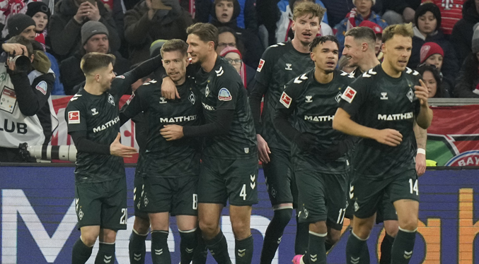 Werder Bremen logra la primera victoria ante el Bayern Múnich 0-1