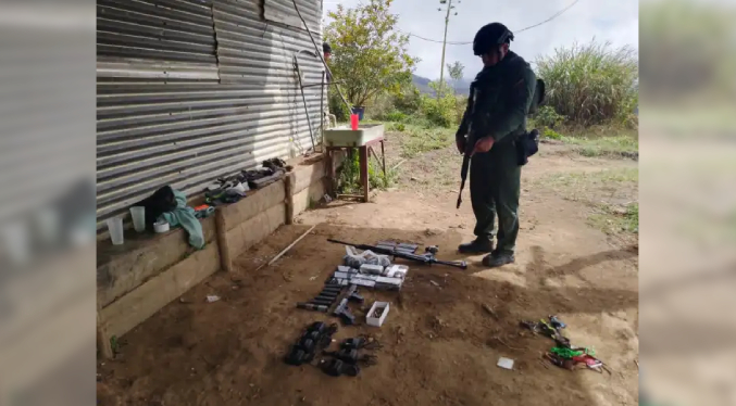 Neutralizados dos individuos y se incautan armas en Aragua