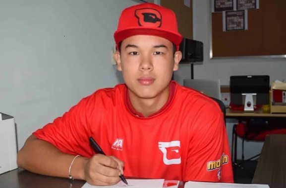MLB: Joven catcher chino-venezolano hace historia y firma con los Tigres de Detroit