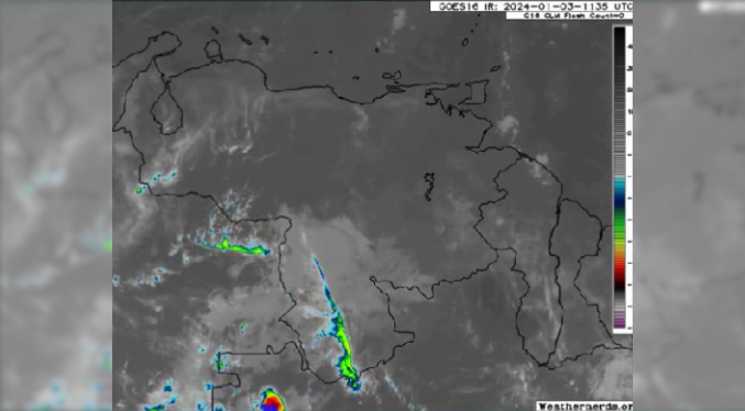 Inameh prevé cielos poco nublados y lluvias dispersas para este 3-E