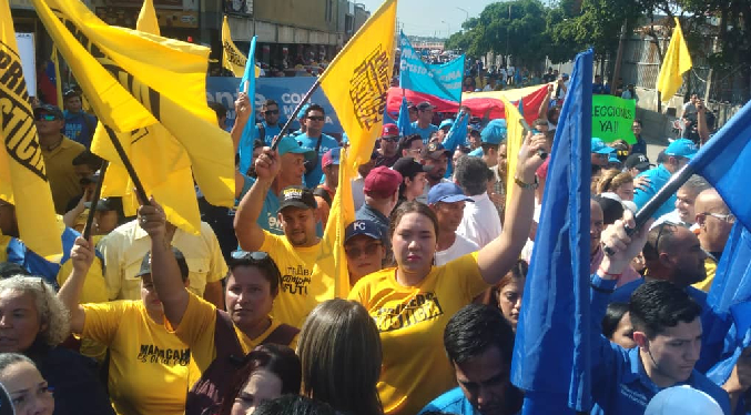 Organizaciones civiles y políticas de Zulia marchan para exigir cronograma electoral