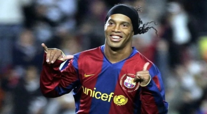 Ronaldinho llega a Venezuela
