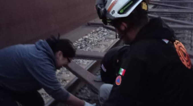 Muere bebé migrante cuando los padres venezolanos caen al intentar subirse al tren en México