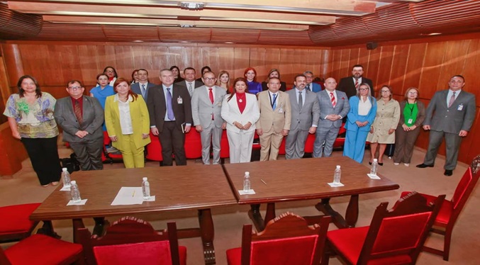 TSJ efectuó reunión con presidentes de los Circuitos Judiciales Penales del país