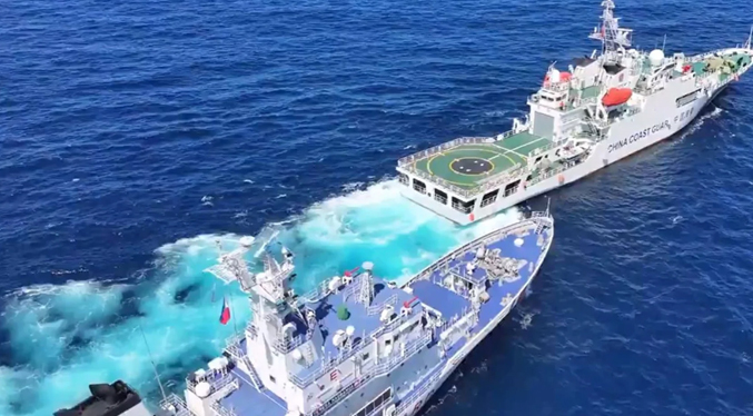 China envía fuerzas al mar para supervisar últimas maniobras de Filipinas y EEUU