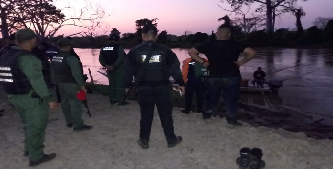 Reportan la desaparición por inmersión de tres funcionarios de seguridad en el Sur del Lago