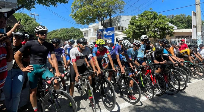 Andrew Troconis, el ciclista zuliano que viajó en bicicleta hasta Colombia para conquistar el Criterium San Agatón