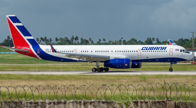 Cubana retoma vuelos entre La Habana – Caracas una vez a la semana